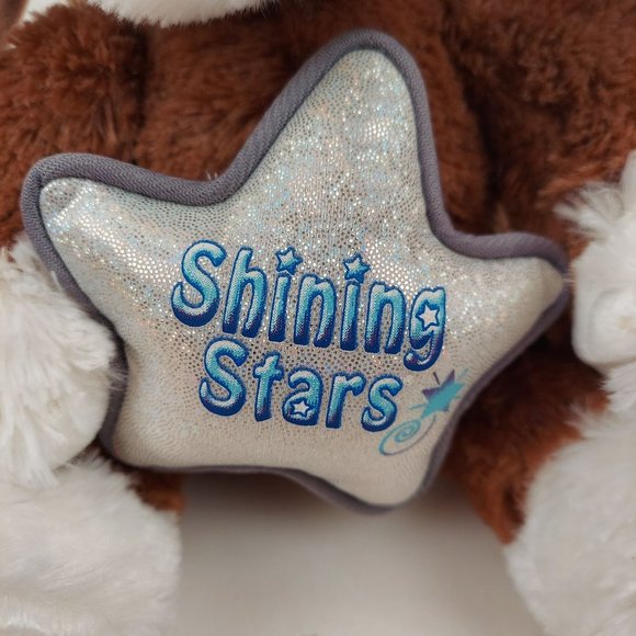 Russ Shining Star Puppy Dog Brown White Stuffed Animal Plush Toy Sealed Code - Picture 9 of 9